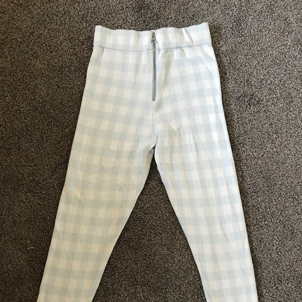 checkered pants